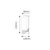 Rábalux , 5749 , Jim , Bathroom lights , chrome , IP44 , 4000