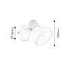 Rábalux , 5943 , Holly , Spotlights , white , IP20 , E14