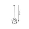 Rábalux , 6050 , Ginger , Pendants , white , IP20 , E14