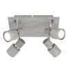 Rábalux , 6128 , Merkur , Spotlights , silver oak , IP20 , GU10