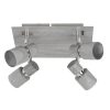 Rábalux , 6128 , Merkur , Spotlights , silver oak , IP20 , GU10