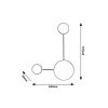 Rábalux , 6258 , Amadeo , Wall lights , black , IP20 , 4000