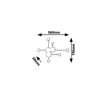 Rábalux , 6260 , Amadeo , Wall lights , black , IP20 , 4000