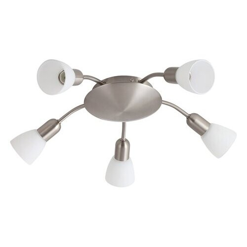Rábalux , 6305 , Soma , Ceiling lights , satin chrome , IP20 , E14