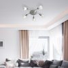Rábalux , 6305 , Soma , Ceiling lights , satin chrome , IP20 , E14