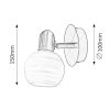 Rábalux , 6341 , Aurel , Spotlights , satin chrome , IP20 , E14