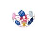 Rábalux , 6389 , Birdy , Children's lamps , multicolour , IP20 , E14