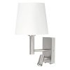 Rábalux , 6539 , Harvey , Wall lights , satin chrome , IP20 , E27 , 2800