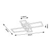 Rábalux , 6590 , Ashton , Ceiling lights , satin chrome , IP20 , 4000