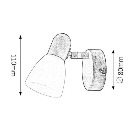 Rábalux , 6591 , Soma , Spotlights , antique brown , IP20 , E14