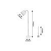 Rábalux , 6640 , Godric , Floor lamps , black , IP20 , E27
