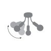 Rábalux , 6808 , Almus , Ceiling lights , black , IP20 , E27