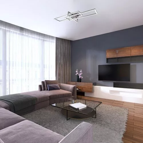 Rábalux , 6867 , Thabita , Ceiling lights , satin chrome , IP20 , 4000