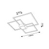 Rábalux , 6868 , Thabita , Ceiling lights , matte black , IP20 , 4000