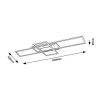 Rábalux , 6869 , Thabita , Ceiling lights , satin chrome , IP20 , 3000-6500