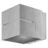 Rábalux , 7019 , Kaunas , Wall lights , brushed aluminium , IP20 , G9