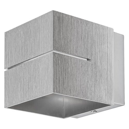 Rábalux , 7019 , Kaunas , Wall lights , brushed aluminium , IP20 , G9