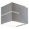 Rábalux , 7019 , Kaunas , Wall lights , brushed aluminium , IP20 , G9