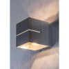 Rábalux , 7019 , Kaunas , Wall lights , brushed aluminium , IP20 , G9