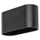 Rábalux , 7023 , Kaunas , Wall lights , matte black , IP20 , G9