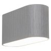 Rábalux , 7025 , Kaunas , Wall lights , brushed aluminium , IP20 , G9