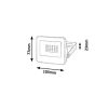 Rábalux , 7062 , Flood , Floodlight , black , IP65 , 4000