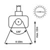 Rábalux , 7068 , Flood , Floodlight , black , IP44 , 4000