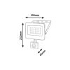 Rábalux , 7068 , Flood , Floodlight , black , IP44 , 4000