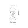 Rábalux , 7072 , Petronel , Bedside lamps , matte black , IP20 , E27