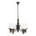 Rábalux , 7079 , Petronel , Chandeliers , matte black , IP20 , E27