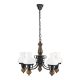 Rábalux , 7079 , Petronel , Chandeliers , matte black , IP20 , E27