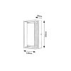 Rábalux , 7109 , Mendoza , Outdoor wall lights , anthracite , IP65 , 3000