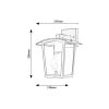 Rábalux , 7127 , Taverna , Outdoor wall lights , black , IP44 , E27