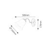 Rábalux , 7259 , Fabiola , Wall lights , antique white , IP20 , E27