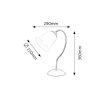 Rábalux , 7260 , Fabiola , Bedside lamps , antique white , IP20 , E27