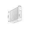 Rábalux , 7318 , Lippa , Outdoor wall lights , white , IP54 , 3000