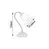 Rábalux , 7372 , Francesca , Bedside lamps , bronze , IP20 , E14