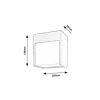 Rábalux , 7477 , Balimo , Outdoor wall lights , matte white , IP54 , 4000