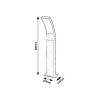 Rábalux , 7506 , Palanga , Outdoor floor lamps , anthracite , IP44 , 3000