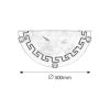 Rábalux , 7647 , Etrusco , Wall lights , white alabaster glass , IP20 , E27