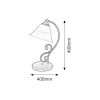 Rábalux , 7772 , Dorothea , Bedside lamps , matte black , IP20 , E14