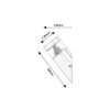 Rábalux , 7826 , Lisbon , Outdoor wall lights , stainless steel , IP54 , 4000