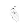 Rábalux , 7826 , Lisbon , Outdoor wall lights , stainless steel , IP54 , 4000