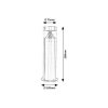 Rábalux , 7828 , Lisbon , Outdoor floor lamps , stainless steel , IP54 , 4000