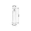 Rábalux , 7828 , Lisbon , Outdoor floor lamps , stainless steel , IP54 , 4000