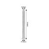 Rábalux , 7829 , Lisbon , Outdoor floor lamps , stainless steel , IP54 , 4000