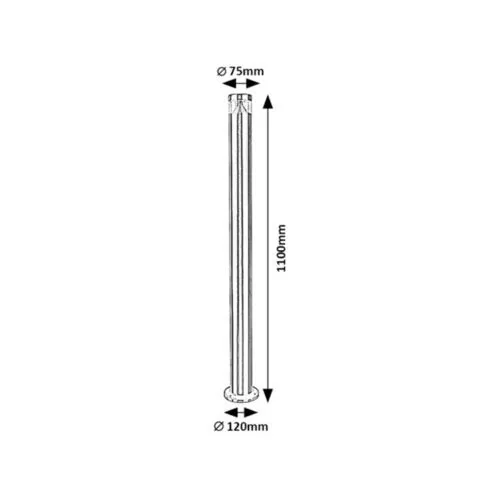 Rábalux , 7829 , Lisbon , Outdoor floor lamps , stainless steel , IP54 , 4000