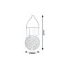 Rábalux , 7850 , Yola , Solar lights , satin chrome , IP44