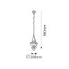 Rábalux , 7869 , Enna , Chandeliers , black , IP20 , E14