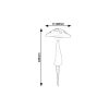 Rábalux , 7877 , Funghetto , Solar lights , white , IP44 , 3000